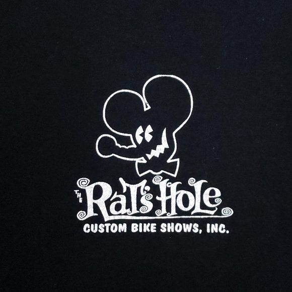 Vintage Rat Fink Rat's Hole Ed Big Daddy Roth Daytona Bike Week Biker T-shirt - Picture 3 of 11